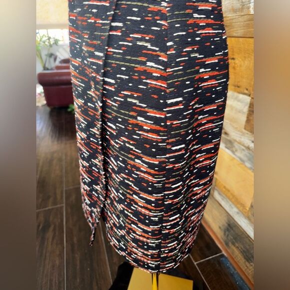 GREY Jason Wu textured shift dress size 6 tweed multi-stitch sleeveless sheath - Picture 5 of 16